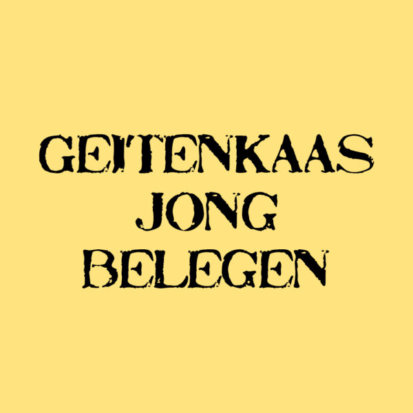 Geitenkaas jong belegen "Kaas van de boerderij"