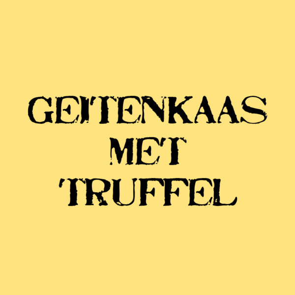 Geitenkaas met truffel "Kaas van de boerderij"