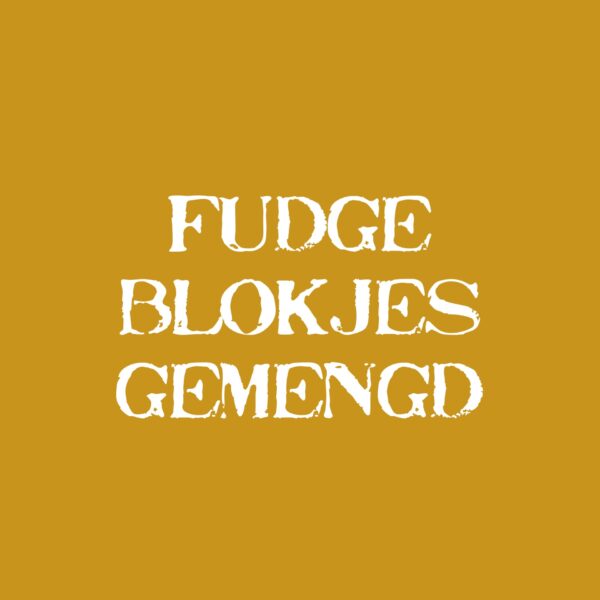 Fudge blokjes gemengd